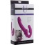 Безременевий страпон з вібрацією Evoke Vibrating Strapless Silicone Strap On Dildo, рожевий - Фото №5