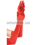 Перчатки Leg Avenue Extra Long Opera Length Satin Gloves, красные - Фото №1