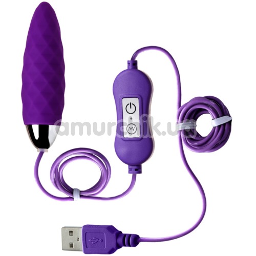 Виброяйцо A-Toys Vibrating Egg Cony, фиолетовое
