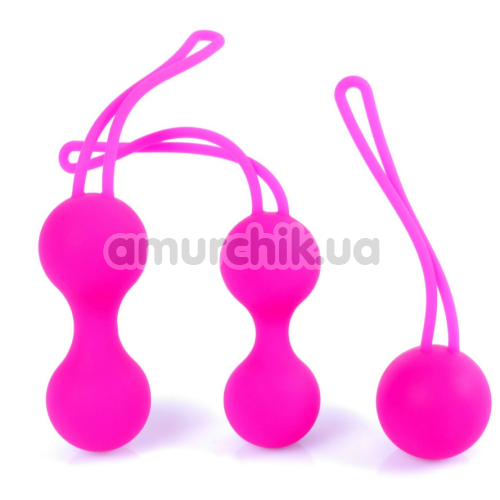Набор вагинальных шариков Boss Series Bolas, розовый - Фото №1