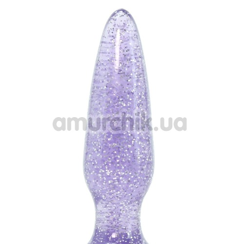 Анальная пробка Starlight Gems Booty Boppers Mini, фиолетовая