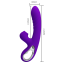 Вібратор з вакуумним стимулятором Pretty Love Jersey, фіолетовий - Фото №6
