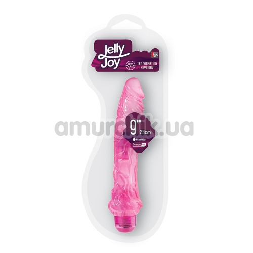 Вибратор Jelly Joy 20852, 23 см розовый
