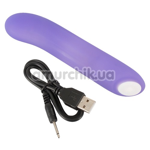 Вибратор для точки G Flashing Mini Vibe 55174, фиолетовый