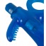 Анально-вагинально-клиторальный вибратор Blue 3-Point, синий - Фото №4