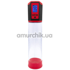 Вакуумна помпа Men Powerup Passion Pump Premium Rechargeable Automatic LCD, червона - Фото №1