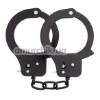 Наручники BondX Metal Handcuffs, чорні - Фото №1