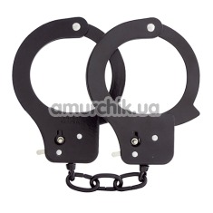 Наручники BondX Metal Handcuffs, чорні - Фото №1