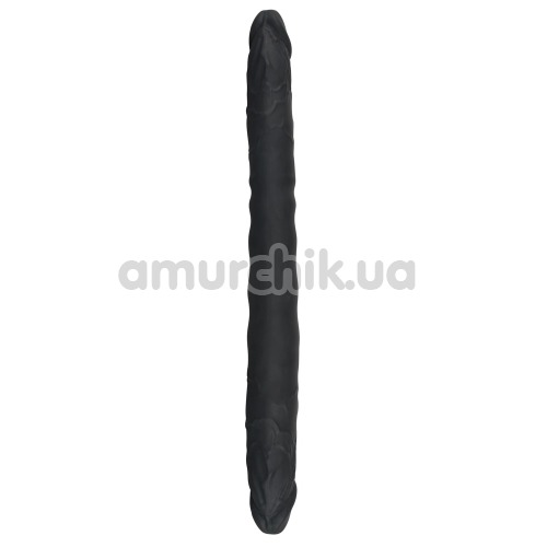 Двокінцевий фалоімітатор Bad Kitty 40 см, чорний
