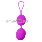 Вагинальные шарики Boss Silicone Kegel Balls, фиолетовые - Фото №1