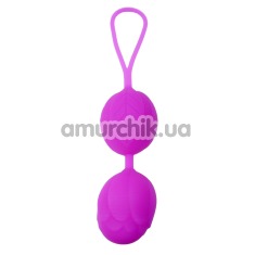 Вагінальні кульки Boss Silicone Kegel Balls, фіолетові - Фото №1