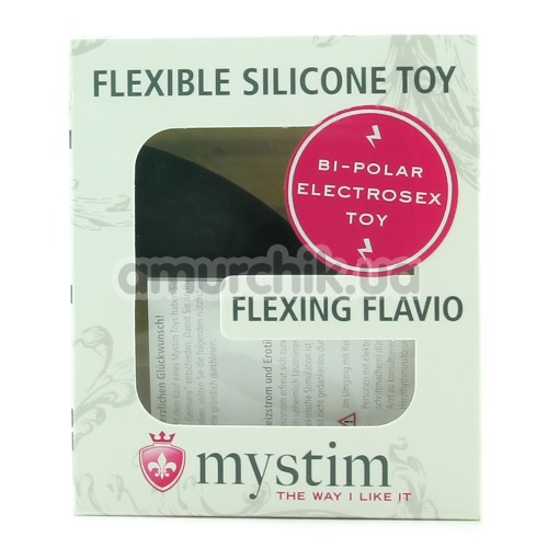 Электростимулятор простаты Mystim Flexing Silicone Toy Flexing Flavio, черный