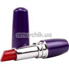 Кліторальний вібратор Vagina Lipstick Massage, фіолетовий - Фото №1