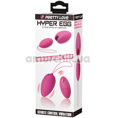 Виброяйцо Pretty Love Hyper Egg, фиолетовое