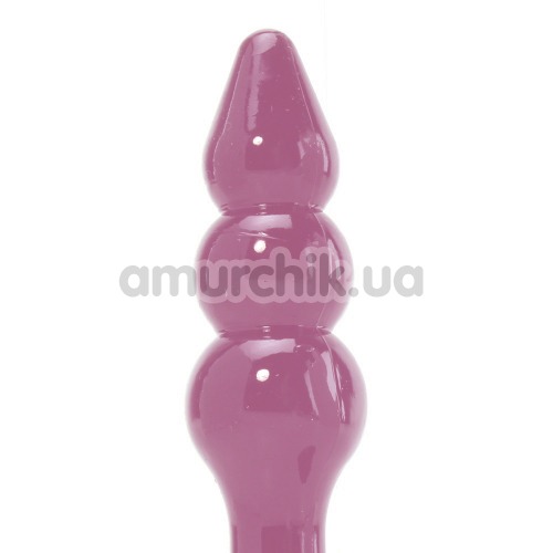 Анальная пробка Jelly Rancher Ripple T-Plug, розовая