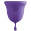 Набор из 2 менструальных чаш Jimmyjane Intimate Care Menstrual Cups, фиолетовый - Фото №7