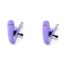Зажимы для сосков с вибрацией Nipple Play Nipplettes, фиолетовые - Фото №6