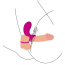 Виброкольцо для члена Xocoon Couples Stimulator Ring, фиолетовое - Фото №4