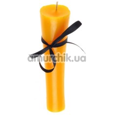 Свічка sLash велика, жовта - Фото №1