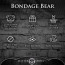 Брелок Master Series Bound Teddy Bear With Flogger Keychain - ведмежа, жовтий - Фото №11