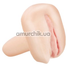 Искусственная вагина с вибрацией Realstuff Mature & Experienced, телесная - Фото №1