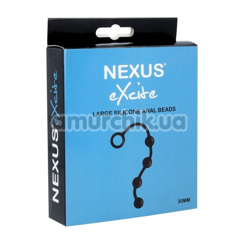 Анальний ланцюжок Nexus Excite Large Anal Beads, чорний