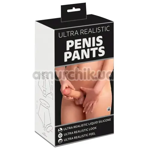Страпон Ultra Realistic Penis Pants M, телесный