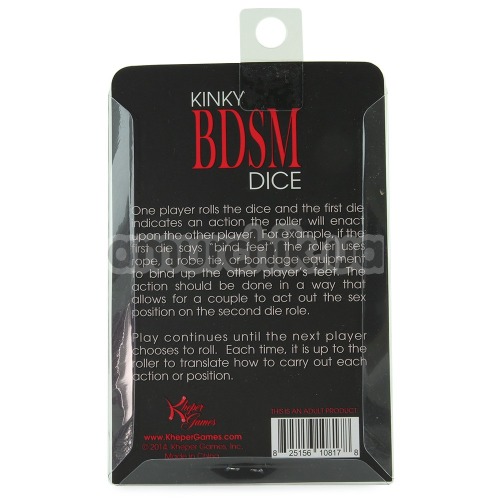 Секс-игра кубики Kinky BDSM Dice