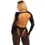 Комбінезон Leg Avenue Opaque Cut-Out Footless Bodystocking, чорний - Фото №4