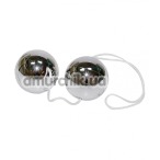 Вагинальные шарики Basic Loveballs, серебряные - Фото №1