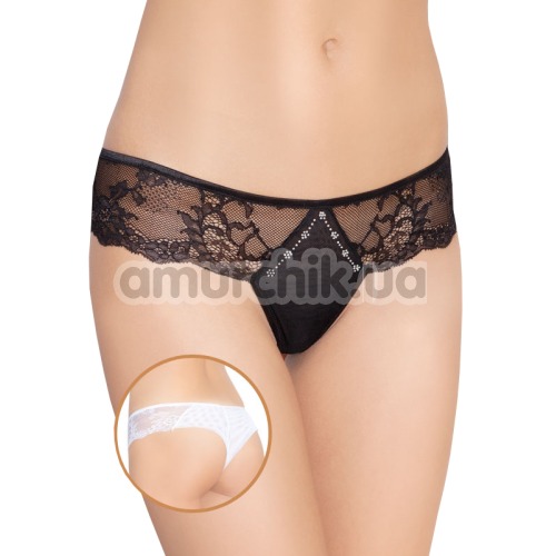 Трусики-шортики женские Panties черные (модель 2396)