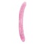 Двокінцевий фалоімітатор Hi-Rubber Born To Create Pleasure 18 Inch, рожевий - Фото №1