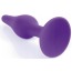 Анальная пробка Boss Series Silicone Purple Plug Small, фиолетовая - Фото №2