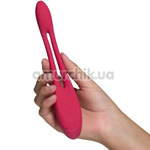 Вібратор Satisfyer Elastic Game, Battery Powered, бордовий