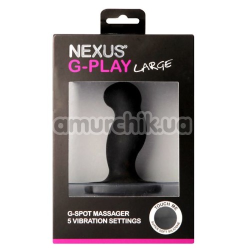 Вибростимулятор простаты для мужчин Nexus G-Play Large, черный