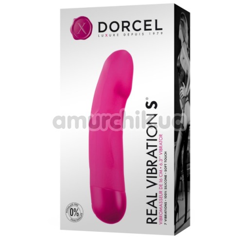 Вибратор для точки G Dorcel Real Vibration S, розовый