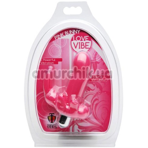 Вибратор Pink Bunny Love Vibe, розовый