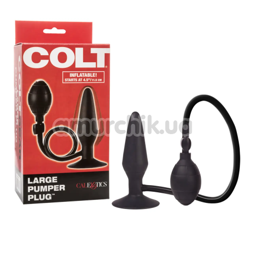 Анальный расширитель Colt Large Pumper Plug, черный