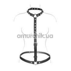 Портупея Fetish Tentation Sexy Adjustable Harness, черная - Фото №1