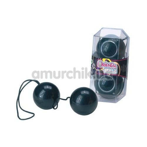 Вагинальные шарики Oriental Duotone Balls черные