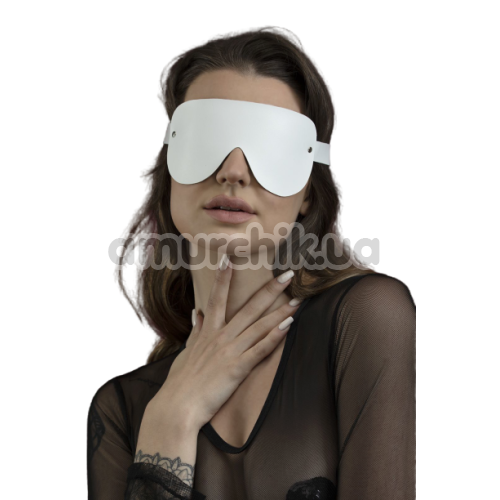 Маска на очі Feral Feelings Blindfold Mask, біла - Фото №1