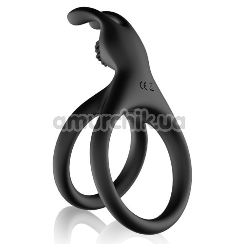 Ерекційне кільце для члена Boss Series Tensy Cock Ring Stay Hard, чорне