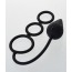 Анальная пробка с эрекционным кольцом Erotist Drop S-Size Anal Plug, черная - Фото №9