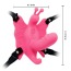 Вибратор-бабочка Ultra Passionate Harness, розовый - Фото №5