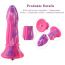 Фаллоимитатор-насадка Hismith Anal Toy For HiHismith Ophicone Silicone Dildo, розовый - Фото №4