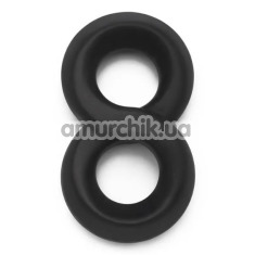 Эрекционное кольцо для члена Bangers Jock Double C-Ring, черное - Фото №1