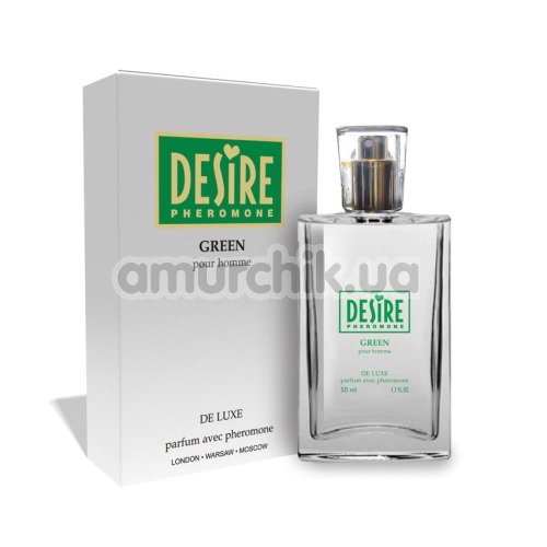 Духи с феромонами Desire De Luxe Green, реплика Lacoste - Essential, 50 мл для мужчин