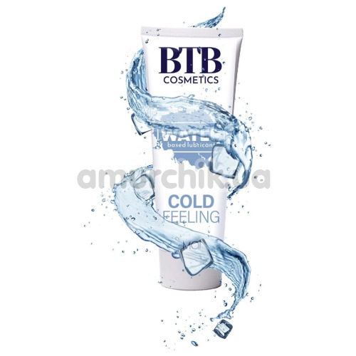 Лубрикант з охолоджуючим ефектом BTB Cosmetics Water Based Lubricant Cold Feeling, 100 мл - Фото №1