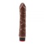 Вібратор Real Touch XXX 9 з великою голівкою, коричневий - Фото №2