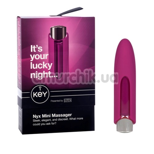 Вибратор KEY Nyx Mini Massager, розовый